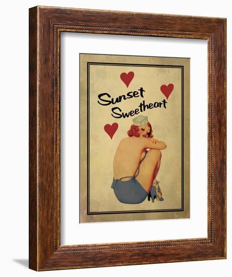 Sunset Sweetheart-Jason Giacopelli-Framed Premium Giclee Print