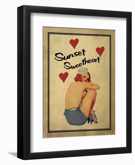 Sunset Sweetheart-Jason Giacopelli-Framed Premium Giclee Print