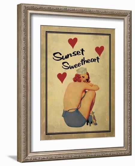 Sunset Sweetheart-Jason Giacopelli-Framed Art Print