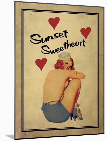 Sunset Sweetheart-Jason Giacopelli-Mounted Art Print