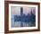 Sunset,The Houses of Parliament-Claude Monet-Framed Giclee Print