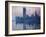 Sunset,The Houses of Parliament-Claude Monet-Framed Giclee Print