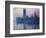 Sunset,The Houses of Parliament-Claude Monet-Framed Giclee Print