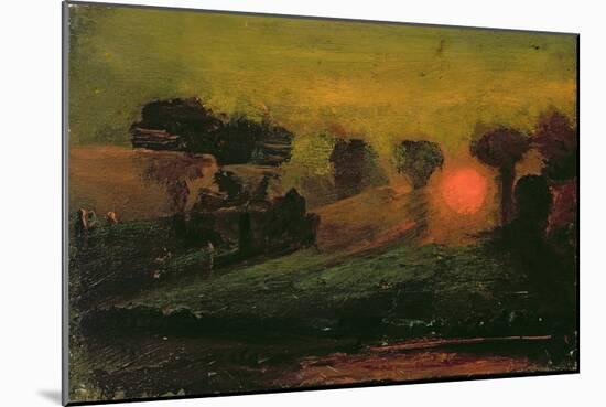 Sunset through Trees, c.1855-Francis Danby-Mounted Giclee Print