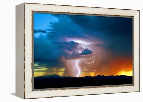 Sunset Thunderstorm-Douglas Taylor-Framed Premier Image Canvas