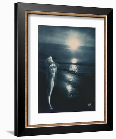 Sunset Trail-Edward S. Curtis-Framed Giclee Print