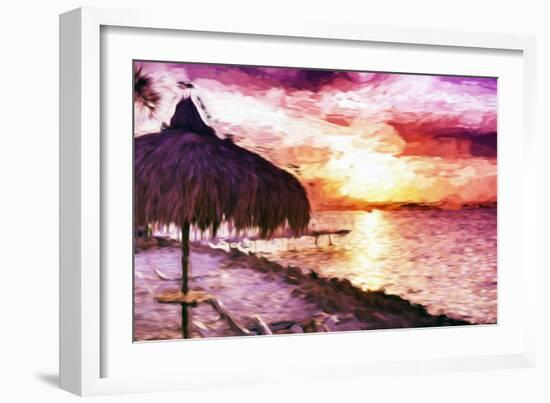 Sunset Trip II - In the Style of Oil Painting-Philippe Hugonnard-Framed Giclee Print