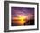 Sunset, Twelve Apostles, Port Campbell National Park, Great Ocean Road, Victoria, Australia-David Wall-Framed Photographic Print