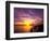 Sunset, Twelve Apostles, Port Campbell National Park, Great Ocean Road, Victoria, Australia-David Wall-Framed Photographic Print