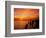 Sunset, Twelve Apostles, Port Campbell National Park, Great Ocean Road, Victoria, Australia-David Wall-Framed Photographic Print