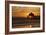 Sunset Under the Pier-George Johnson-Framed Photographic Print