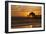 Sunset Under the Pier-George Johnson-Framed Photographic Print