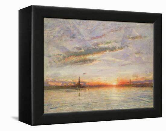 Sunset, Venice, 1902-Albert Goodwin-Framed Premier Image Canvas