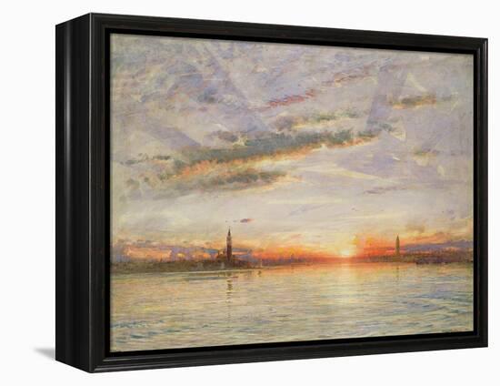 Sunset, Venice, 1902-Albert Goodwin-Framed Premier Image Canvas