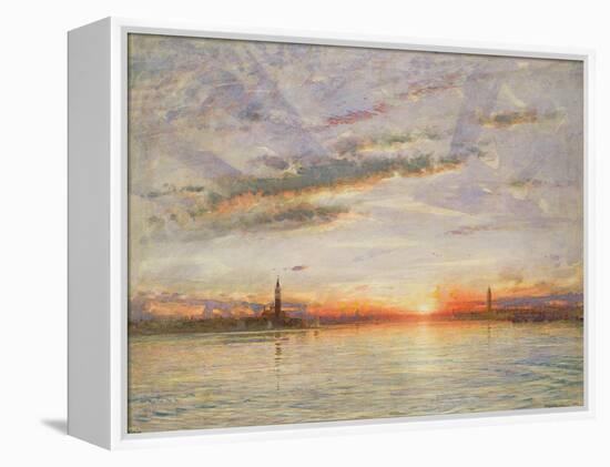 Sunset, Venice, 1902-Albert Goodwin-Framed Premier Image Canvas