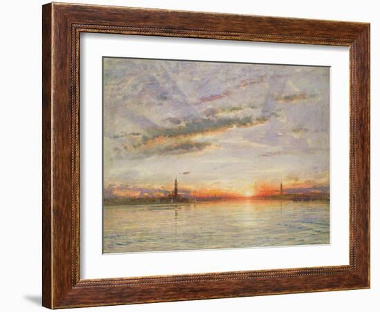 Sunset, Venice, 1902-Albert Goodwin-Framed Giclee Print