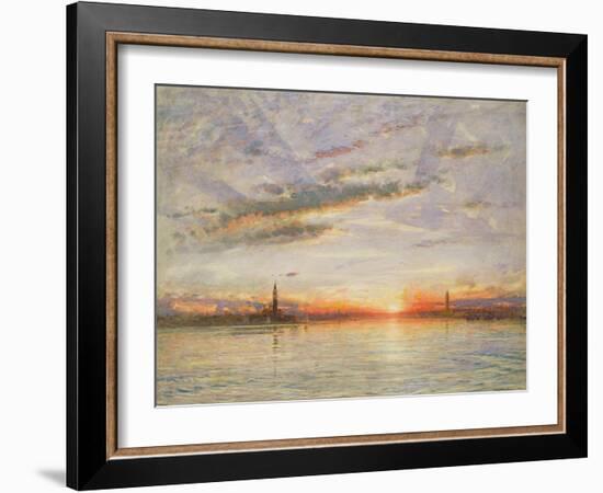 Sunset, Venice, 1902-Albert Goodwin-Framed Giclee Print