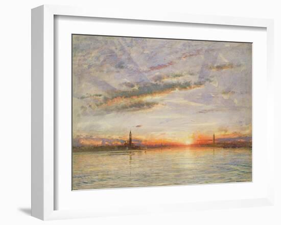 Sunset, Venice, 1902-Albert Goodwin-Framed Giclee Print