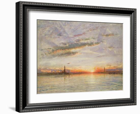 Sunset, Venice, 1902-Albert Goodwin-Framed Giclee Print