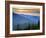 Sunset View from Deer Park, Olympic National Park, Washington, USA-Don Paulson-Framed Photographic Print