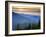 Sunset View from Deer Park, Olympic National Park, Washington, USA-Don Paulson-Framed Photographic Print