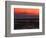 Sunset View from Walney Island Near Barrow-In-Furness Towards Isle of Man Lake District-null-Framed Photographic Print