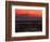 Sunset View from Walney Island Near Barrow-In-Furness Towards Isle of Man Lake District-null-Framed Photographic Print