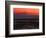 Sunset View from Walney Island Near Barrow-In-Furness Towards Isle of Man Lake District-null-Framed Photographic Print