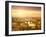 Sunset View of Bridge Ponte Vecchio. Florence, Italy-silver-john-Framed Photographic Print