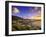 Sunset View of Marigot from Ft Louis, St. Martin, Caribbean-Walter Bibikow-Framed Photographic Print