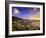 Sunset View of Marigot from Ft Louis, St. Martin, Caribbean-Walter Bibikow-Framed Photographic Print