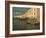 Sunset View of Storm Clouds and Boats on the Grand Canal, Venice, Italy-Janis Miglavs-Framed Photographic Print