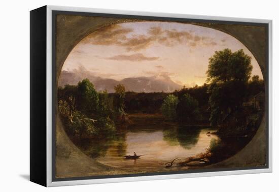 Sunset, View on Catskill Creek, 1833-Thomas Cole-Framed Premier Image Canvas