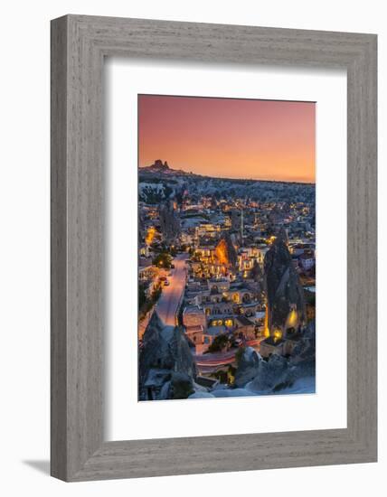 Sunset View over Goreme, Cappadocia, Turkey-Stefano Politi Markovina-Framed Photographic Print