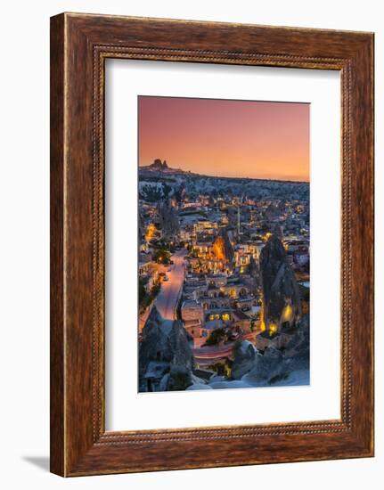 Sunset View over Goreme, Cappadocia, Turkey-Stefano Politi Markovina-Framed Photographic Print