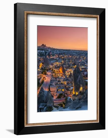 Sunset View over Goreme, Cappadocia, Turkey-Stefano Politi Markovina-Framed Photographic Print