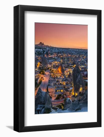 Sunset View over Goreme, Cappadocia, Turkey-Stefano Politi Markovina-Framed Photographic Print