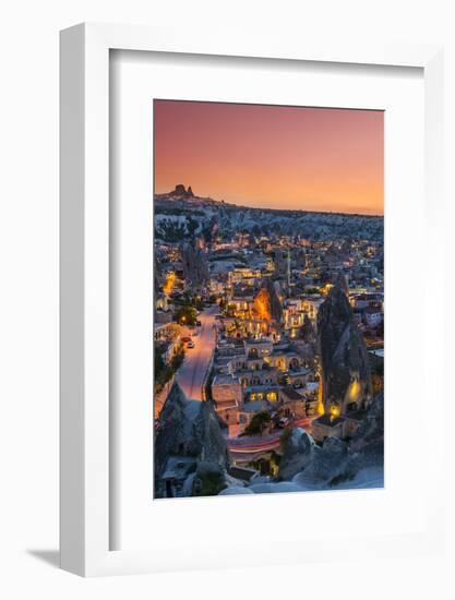 Sunset View over Goreme, Cappadocia, Turkey-Stefano Politi Markovina-Framed Photographic Print