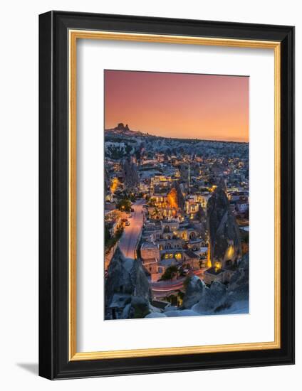 Sunset View over Goreme, Cappadocia, Turkey-Stefano Politi Markovina-Framed Photographic Print