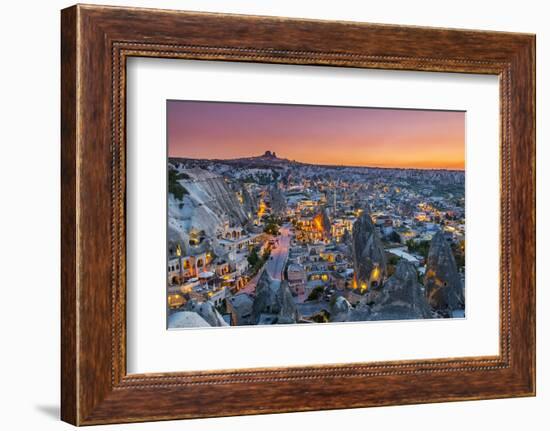 Sunset View over Goreme, Cappadocia, Turkey-Stefano Politi Markovina-Framed Photographic Print