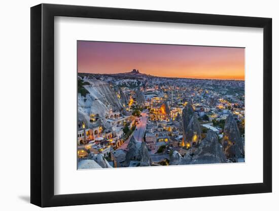 Sunset View over Goreme, Cappadocia, Turkey-Stefano Politi Markovina-Framed Photographic Print