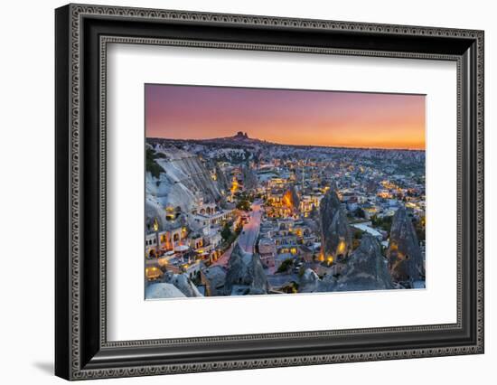 Sunset View over Goreme, Cappadocia, Turkey-Stefano Politi Markovina-Framed Photographic Print