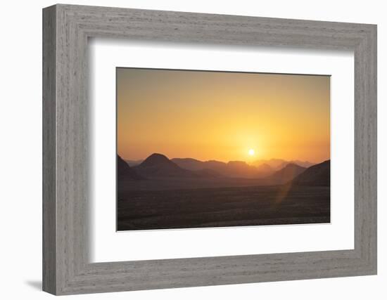 Sunset, Wadi Rum, Jordan, Middle East-Neil Farrin-Framed Photographic Print