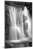 Sunset Waterfall II BW-Douglas Taylor-Mounted Photo
