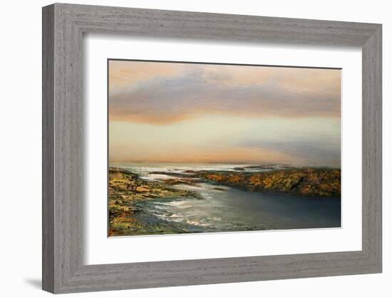 Sunset Waters-Michael Mote-Framed Art Print