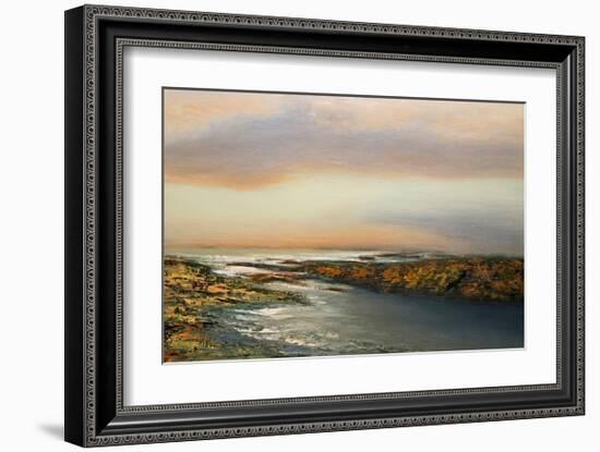 Sunset Waters-Michael Mote-Framed Art Print