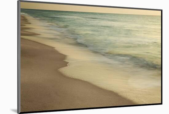 Sunset wave pattern on Gulf of Mexico, Naples, Florida.-Adam Jones-Mounted Photographic Print