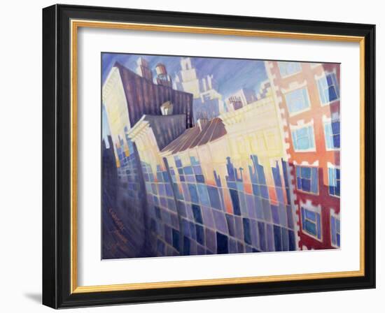 Sunset, Waverly Place, New York City, 1995-Charlotte Johnson Wahl-Framed Giclee Print
