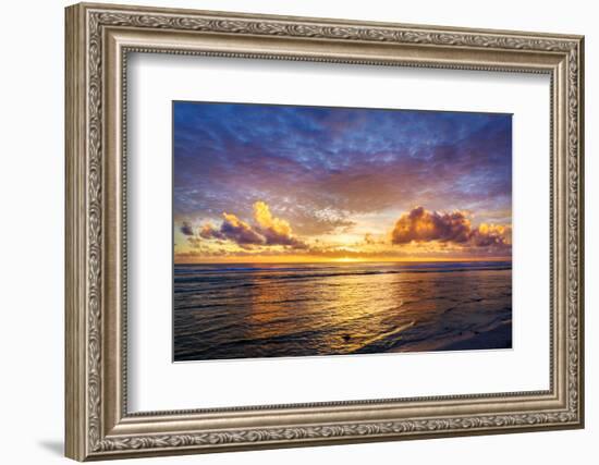 Sunset, West Island, Cocos (Keeling) Islands, Indian Ocean, Asia-Lynn Gail-Framed Photographic Print