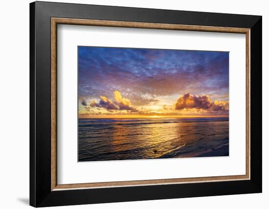 Sunset, West Island, Cocos (Keeling) Islands, Indian Ocean, Asia-Lynn Gail-Framed Photographic Print